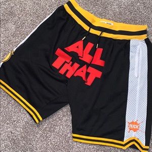 ‘ALL THAT’ men’s basketball shorts
